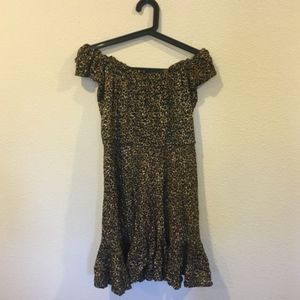 Tiare Hawaii Dresses - Tiare Hawaii Riviera cheetah off shoulder dress Tiare Hawaii Dresses - Tiare Hawaii Riviera cheetah off shoulder dress